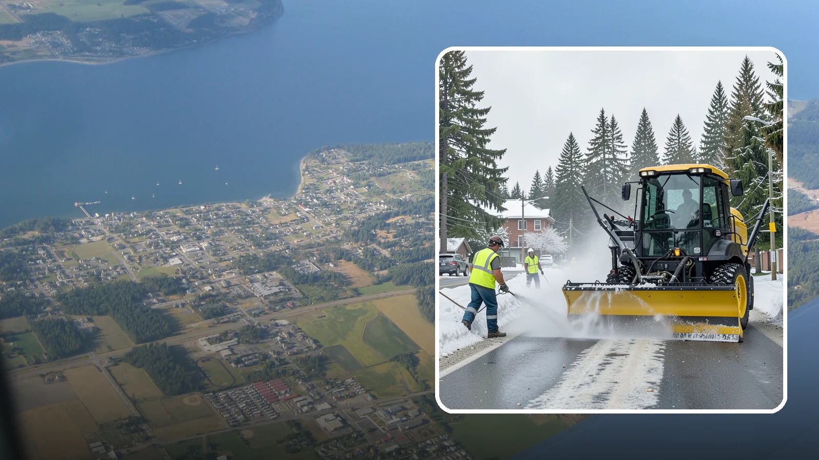 Seasonal Snow Removal Contract in Coupeville, Island County, WA - A full-season snow and ice contract giving agencies predictable coverage, budgeting, and accountability.