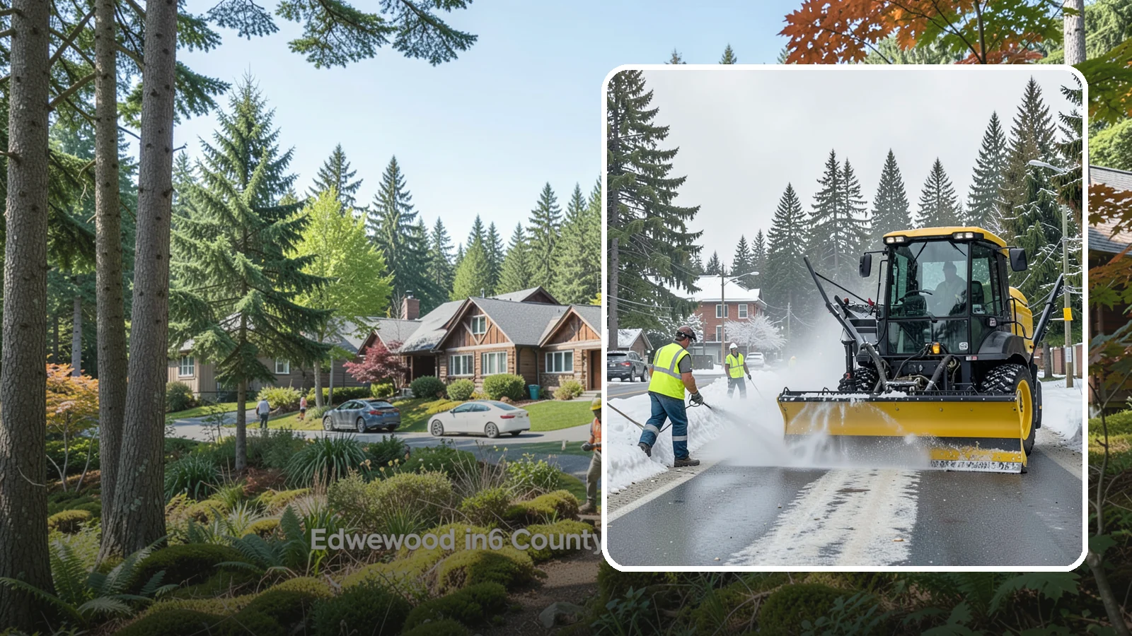 Seasonal Snow Removal Contract in Edgewood, Pierce County, WA - A full-season snow and ice contract giving agencies predictable coverage, budgeting, and accountability.