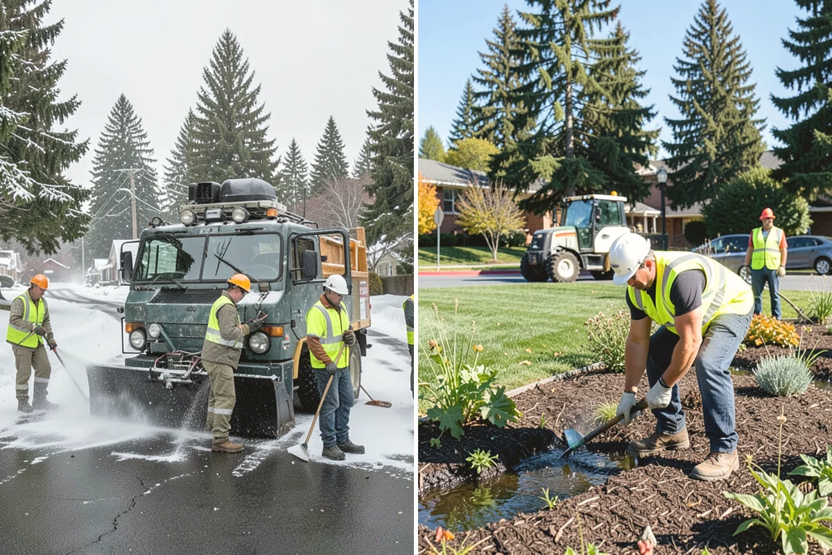 Seasonal Snow Removal Contract in Edgewood, Pierce County, WA - Define scope, routes, and service levels