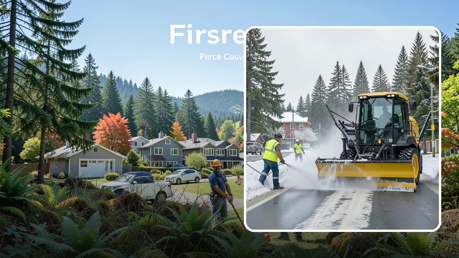 Seasonal Snow Removal Contract in Fircrest, Pierce County, WA - A full-season snow and ice contract giving agencies predictable coverage, budgeting, and accountability.