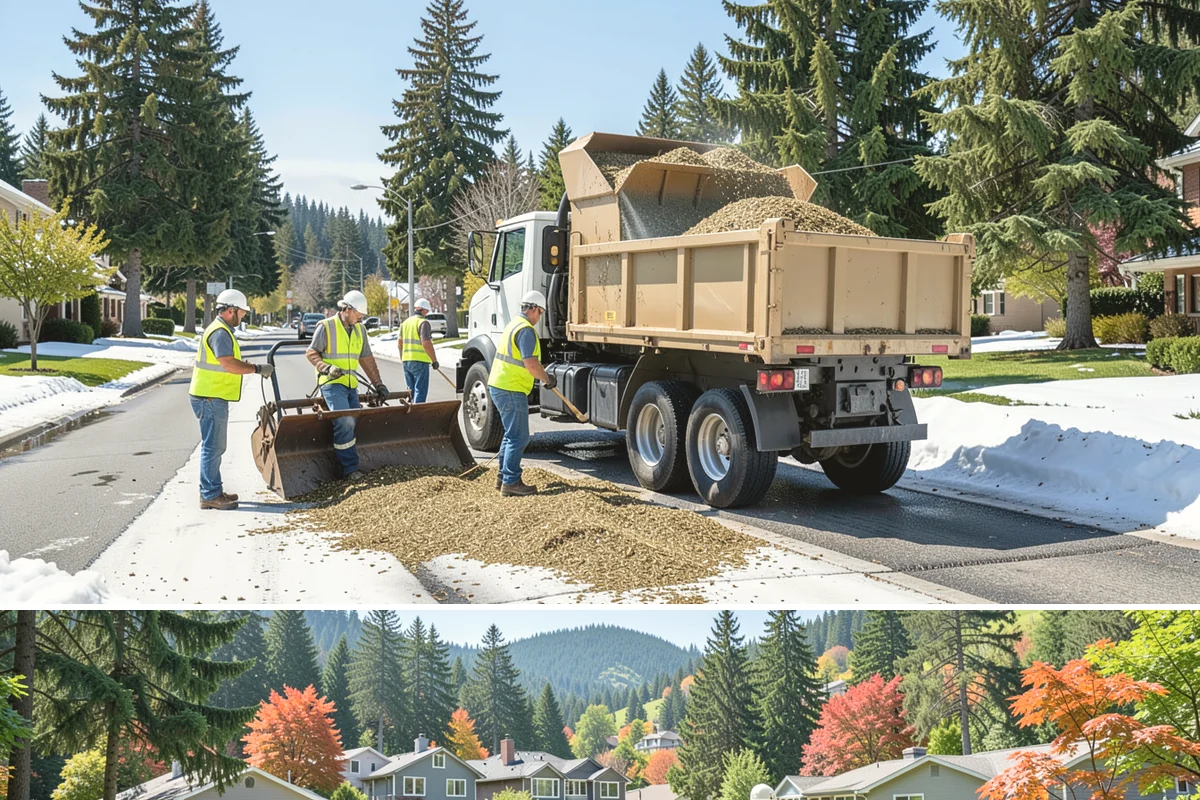 Seasonal Snow Removal Contract in Fircrest, Pierce County, WA - Full winter season under a single contract.