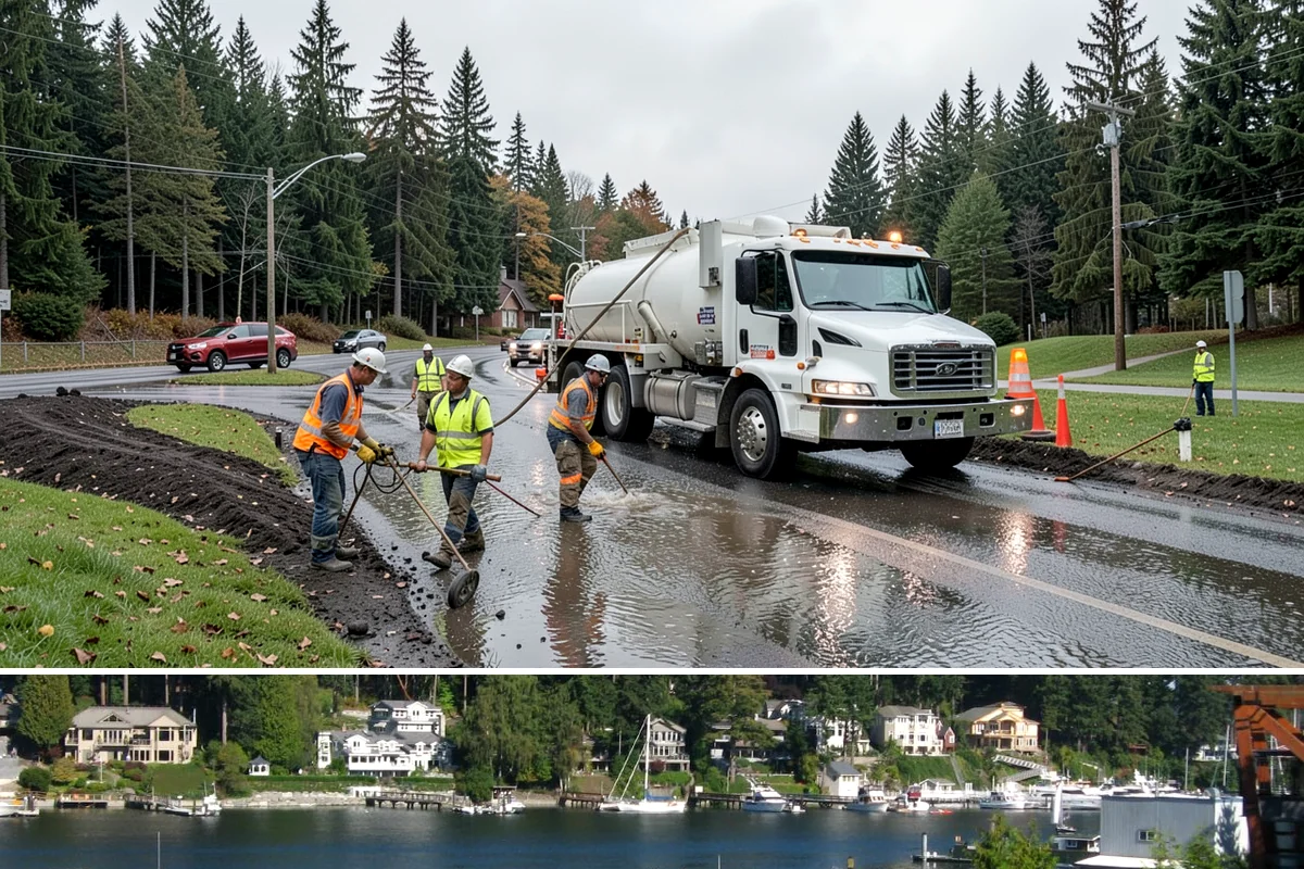 Seasonal Snow Removal Contract in Gig Harbor, Pierce County, WA - Full winter season under a single contract.