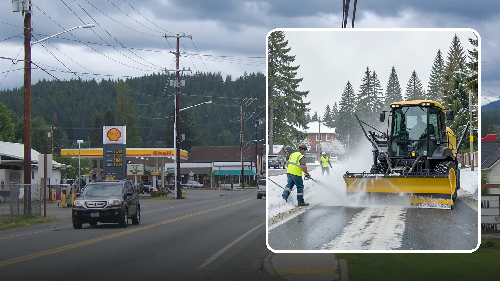Seasonal Snow Removal Contract in Granite Falls, Snohomish County, WA - A full-season snow and ice contract giving agencies predictable coverage, budgeting, and accountability.