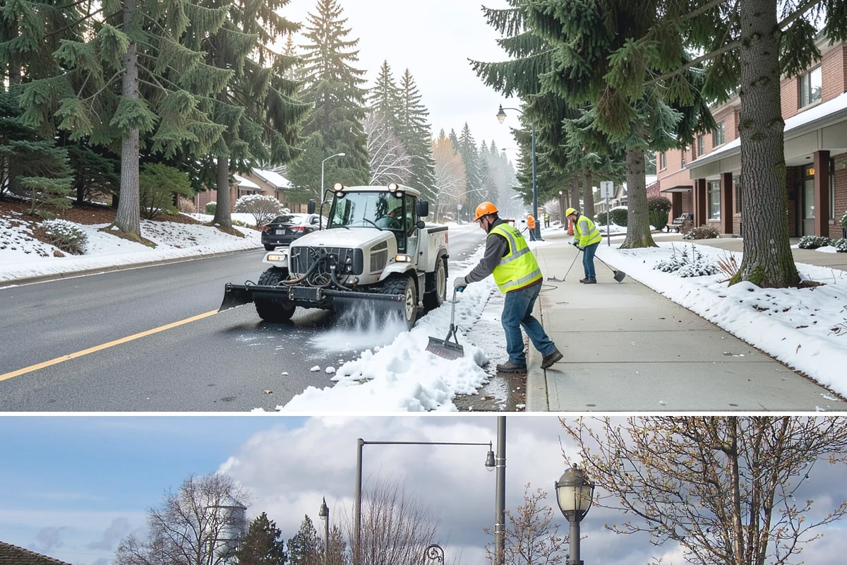 Seasonal Snow Removal Contract in Marysville, Snohomish County, WA - Full winter season under a single contract.