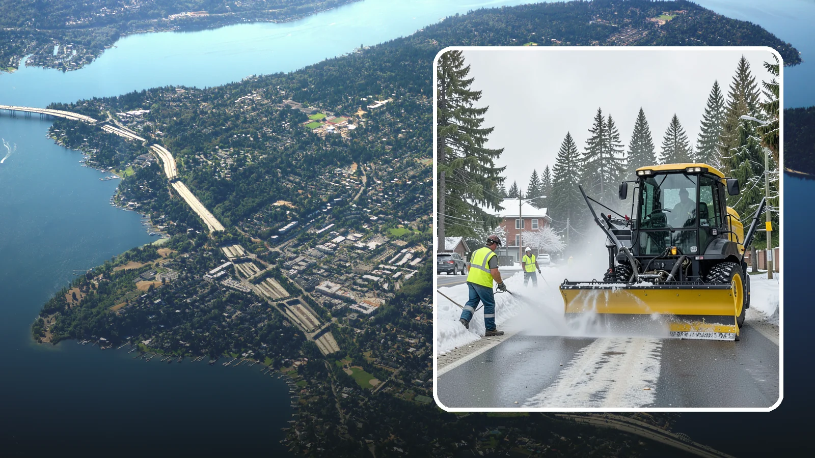 Seasonal Snow Removal Contract in Mercer Island, King County, WA - A full-season snow and ice contract giving agencies predictable coverage, budgeting, and accountability.