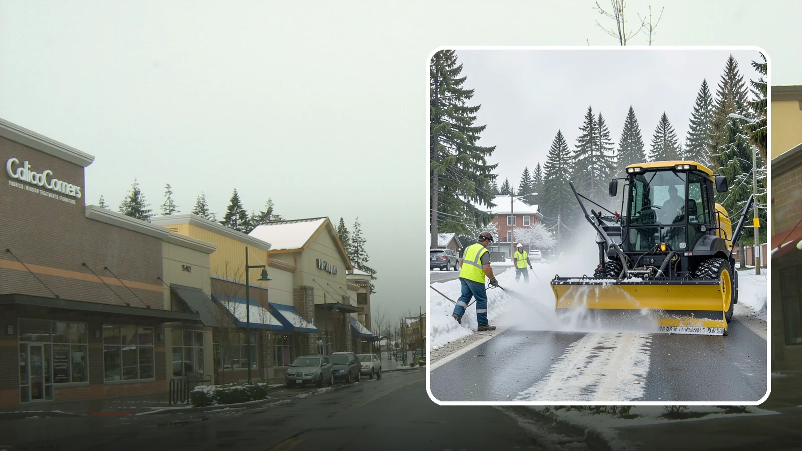 Seasonal Snow Removal Contract in Mill Creek, Snohomish County, WA - A full-season snow and ice contract giving agencies predictable coverage, budgeting, and accountability.