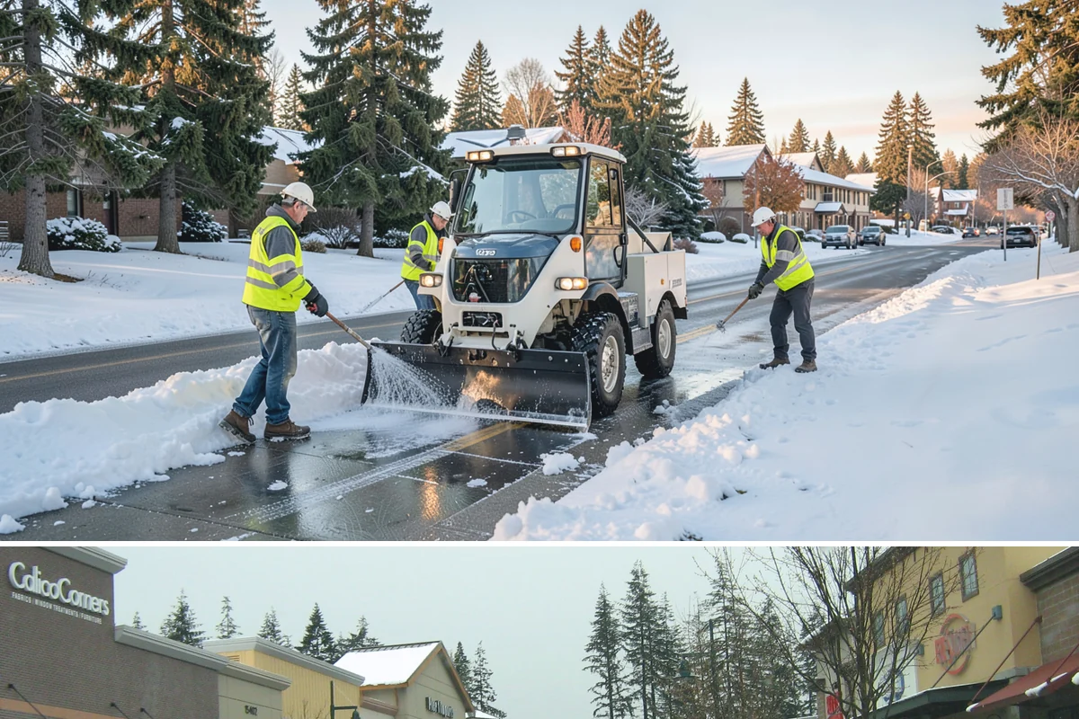 Seasonal Snow Removal Contract in Mill Creek, Snohomish County, WA - Full winter season under a single contract.