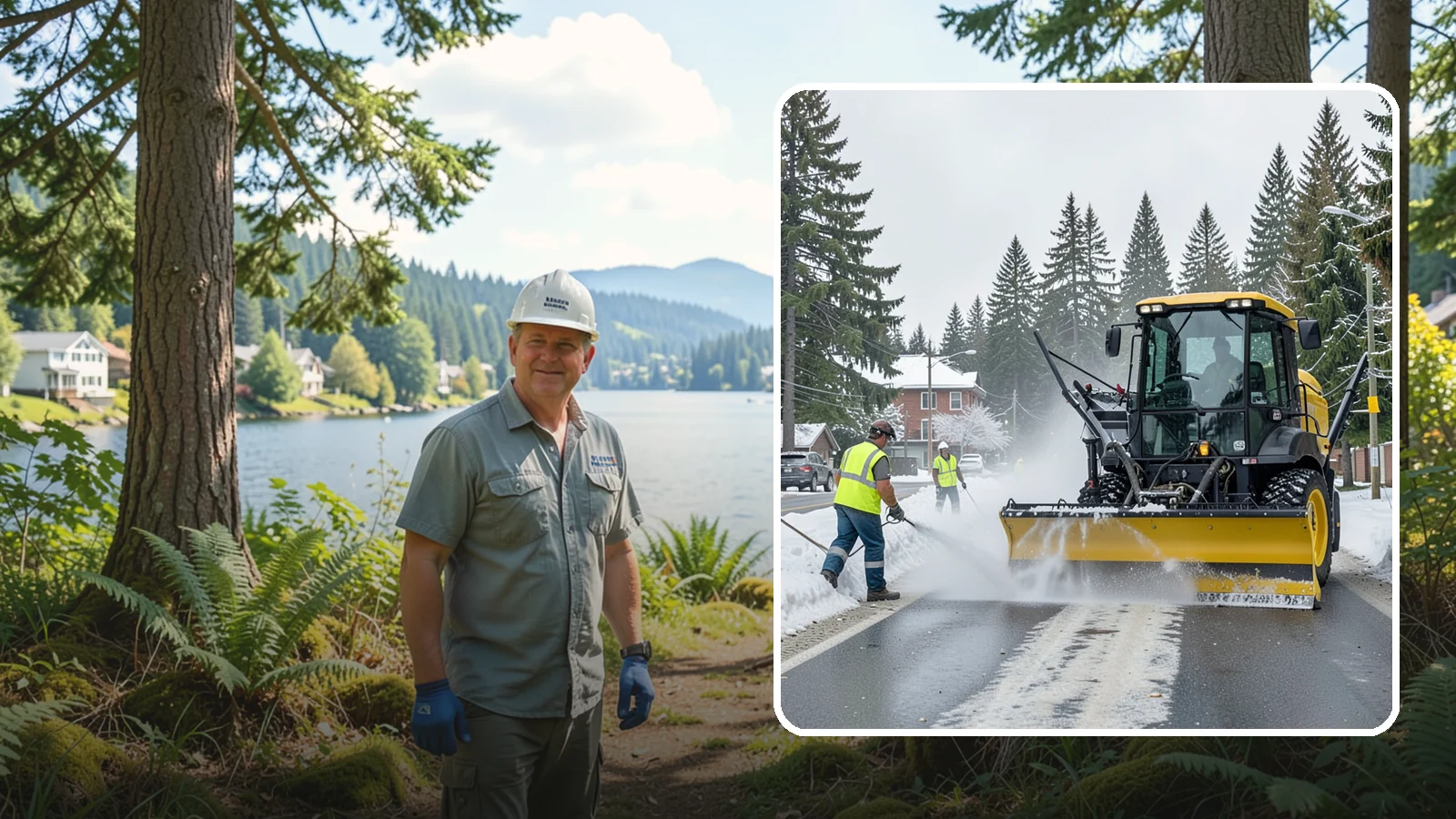 Seasonal Snow Removal Contract in Milton, King County, WA - A full-season snow and ice contract giving agencies predictable coverage, budgeting, and accountability.