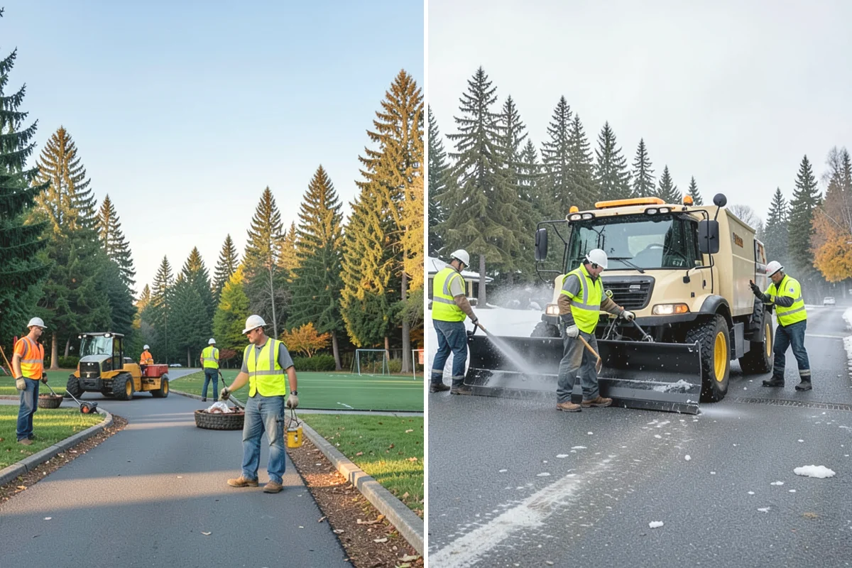 Seasonal Snow Removal Contract in Monroe, Snohomish County, WA - Define scope, routes, and service levels