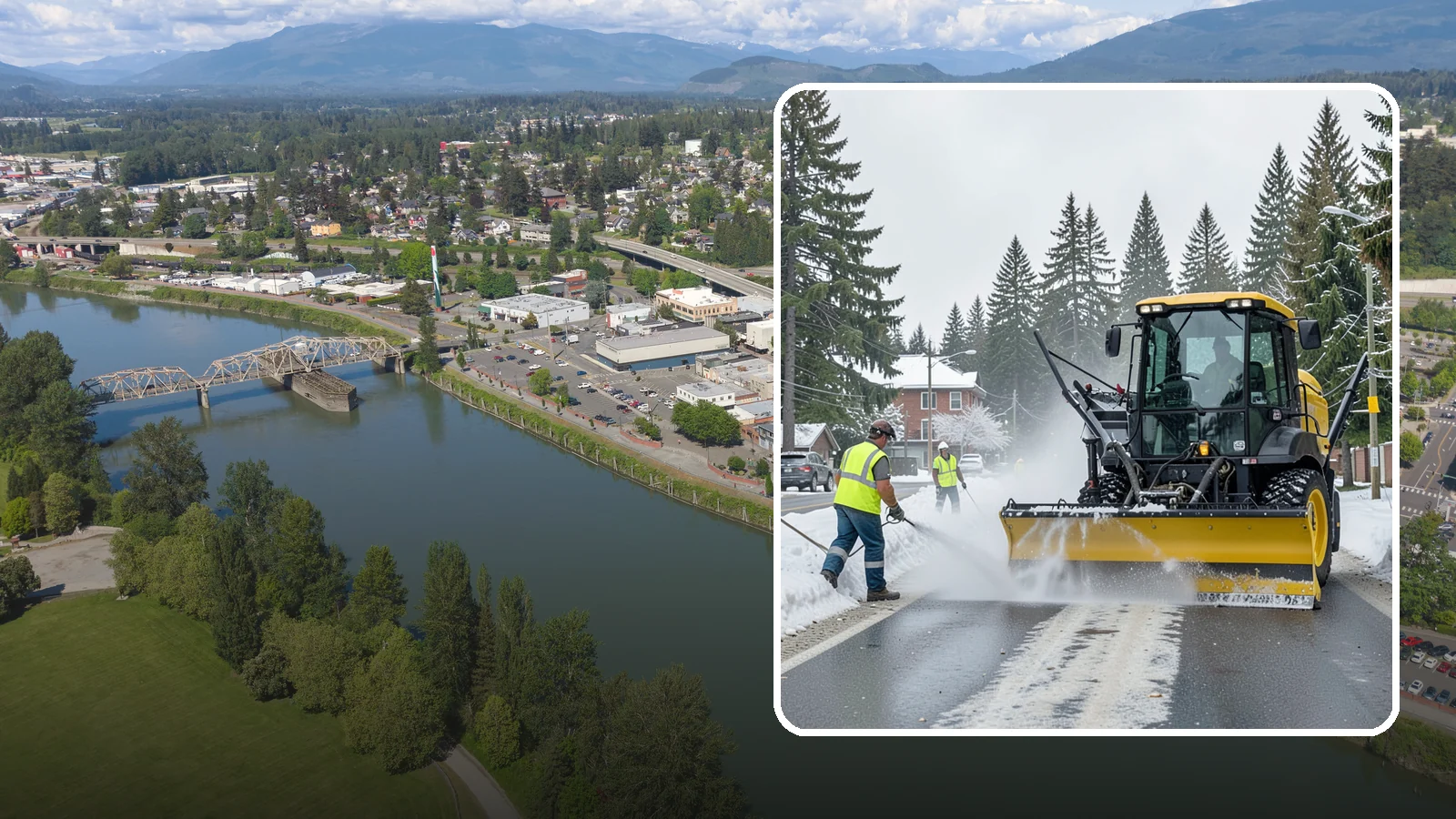 Seasonal Snow Removal Contract in Mount Vernon, Skagit County, WA - A full-season snow and ice contract giving agencies predictable coverage, budgeting, and accountability.