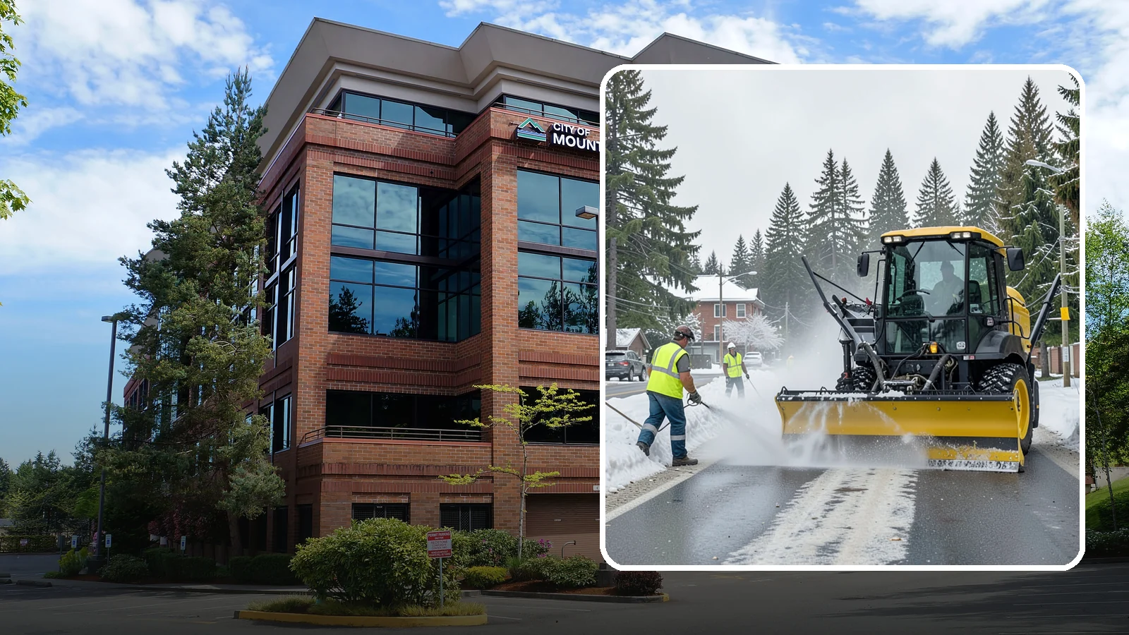 Seasonal Snow Removal Contract in Mountlake Terrace, Snohomish County, WA - A full-season snow and ice contract giving agencies predictable coverage, budgeting, and accountability.