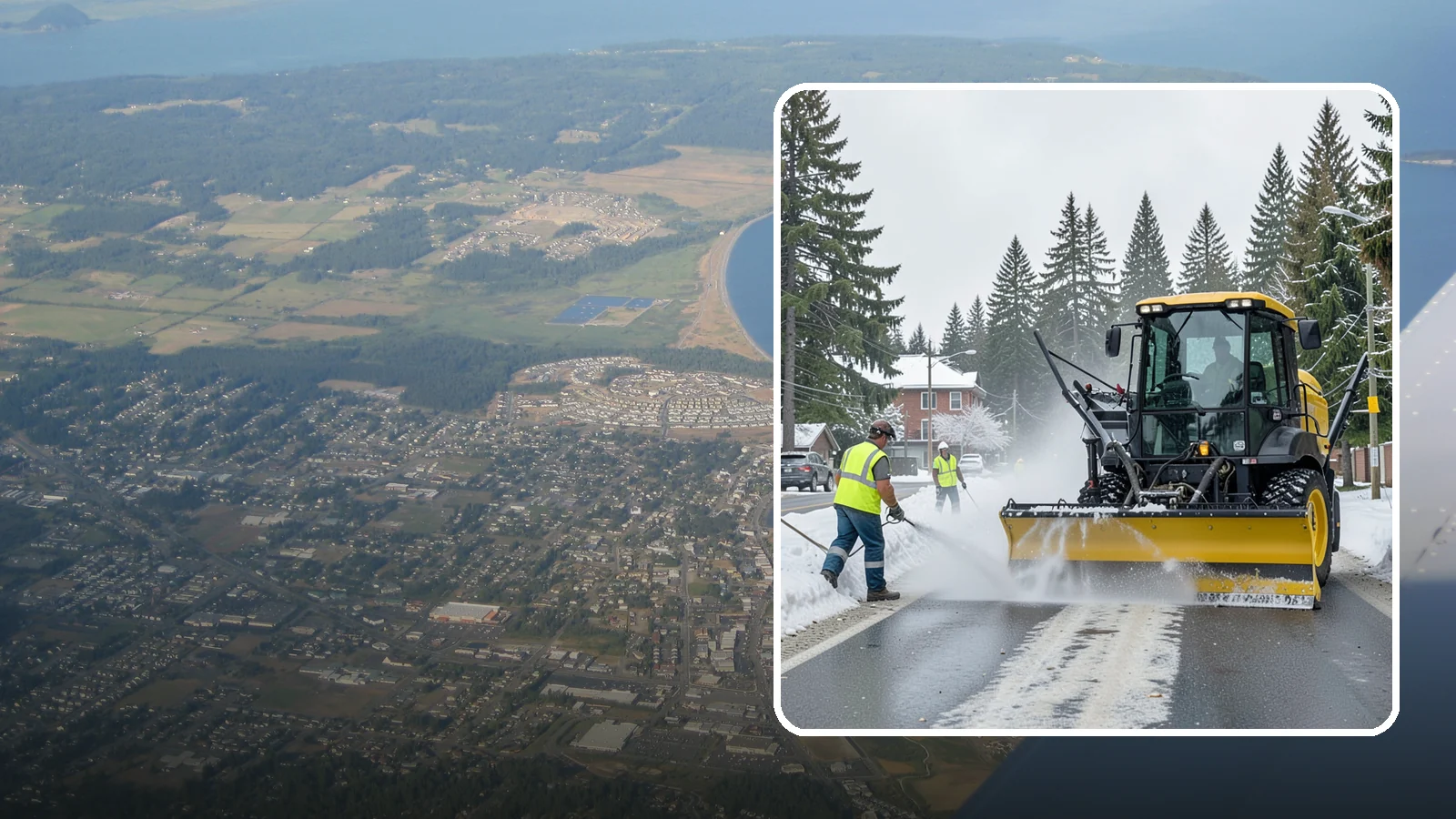 Seasonal Snow Removal Contract in Oak Harbor, Island County, WA - A full-season snow and ice contract giving agencies predictable coverage, budgeting, and accountability.