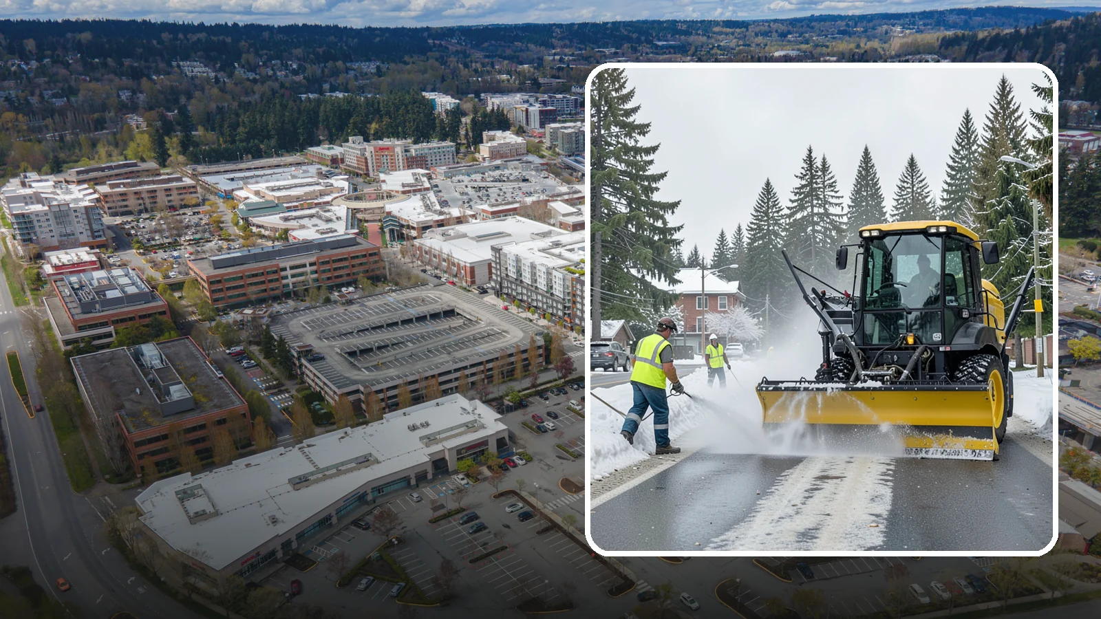 Seasonal Snow Removal Contract in Redmond, King County, WA - A full-season snow and ice contract giving agencies predictable coverage, budgeting, and accountability.
