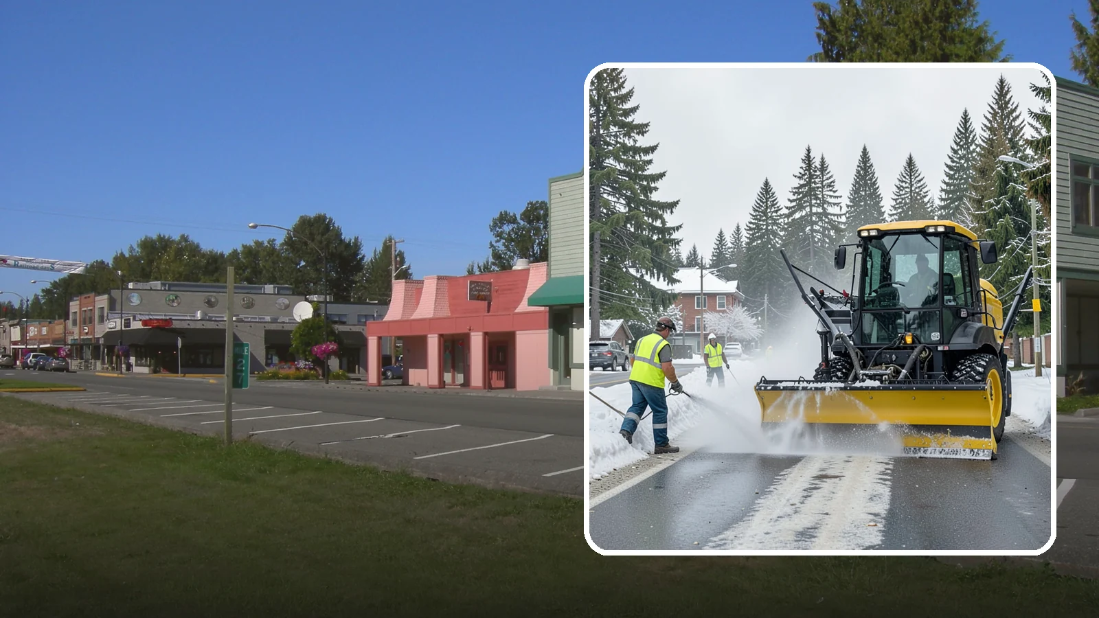 Seasonal Snow Removal Contract in Snoqualmie, King County, WA - A full-season snow and ice contract giving agencies predictable coverage, budgeting, and accountability.