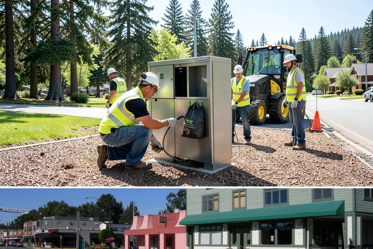 Seasonal Snow Removal Contract in Snoqualmie, King County, WA - Full winter season under a single contract.