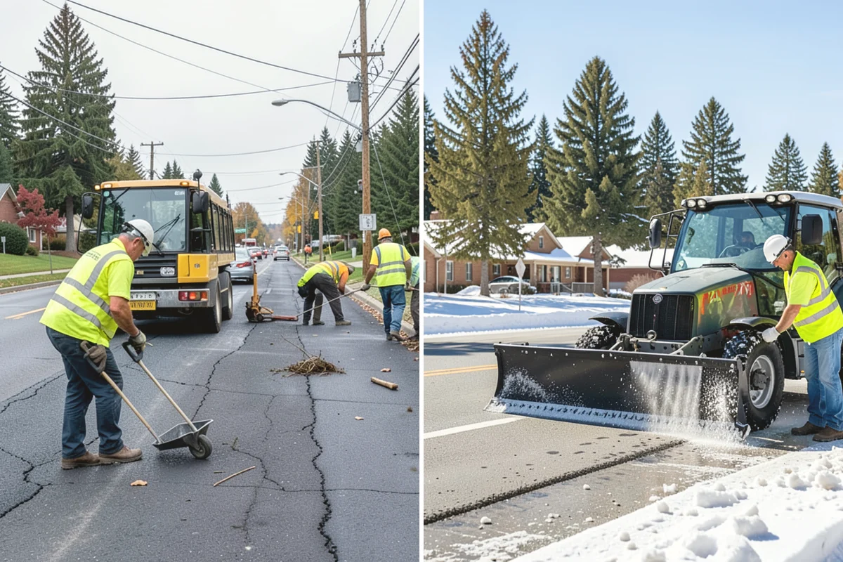 Seasonal Snow Removal Contract in Yarrow Point, King County, WA - Define scope, routes, and service levels