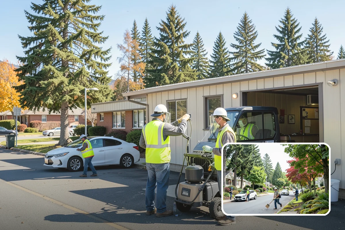 Security Fencing in Beaux Arts Village, King County, WA - Deters and delays intrusion at critical infrastructure