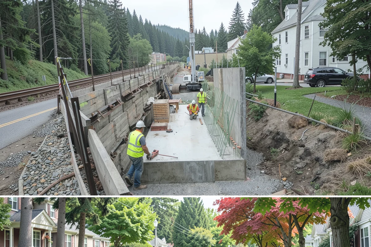Security Fencing in Beaux Arts Village, King County, WA - Security fencing is installed year-round, with project timing coordinated to facility operations and drier ground conditions...