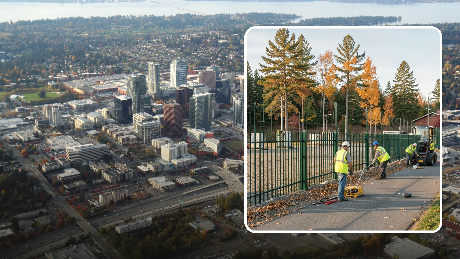 Security Fencing in Bellevue, King County, WA - Install high-security fencing for utility sites, equipment yards, and sensitive public infrastructure.
