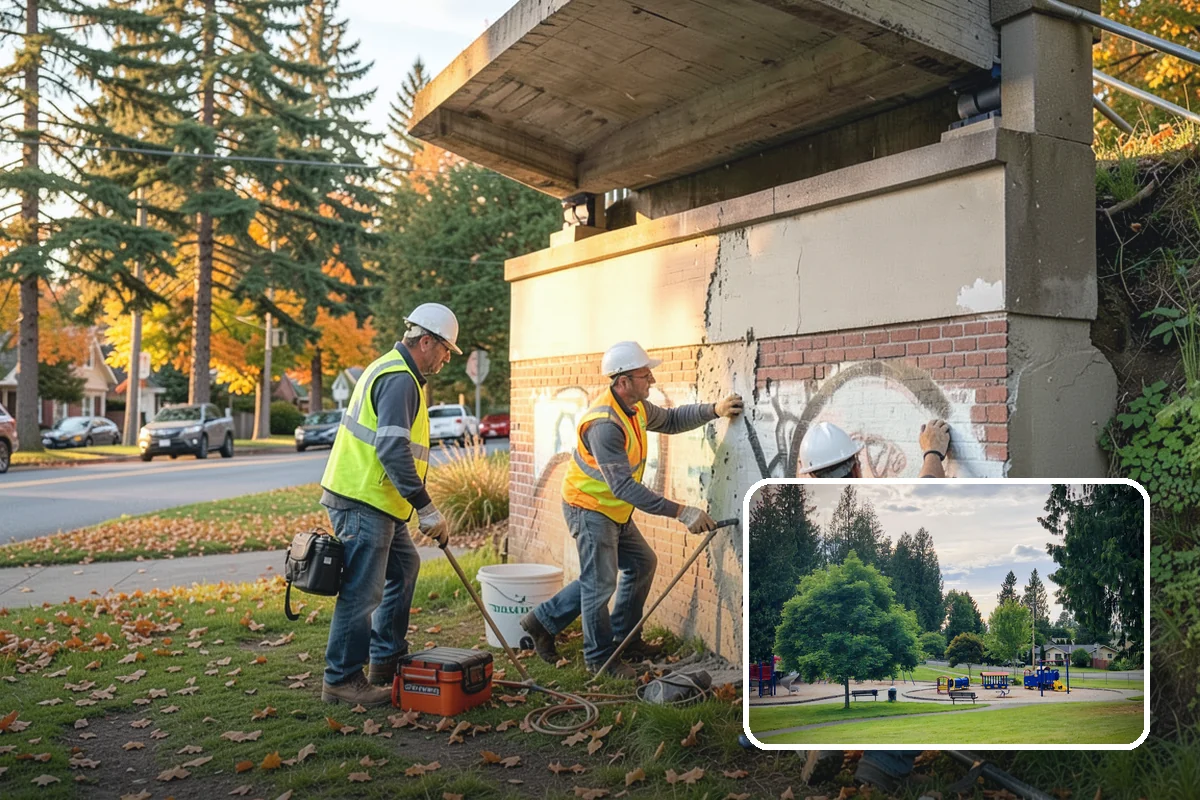 Security Fencing in Bonney Lake, Pierce County, WA - Deters and delays intrusion at critical infrastructure