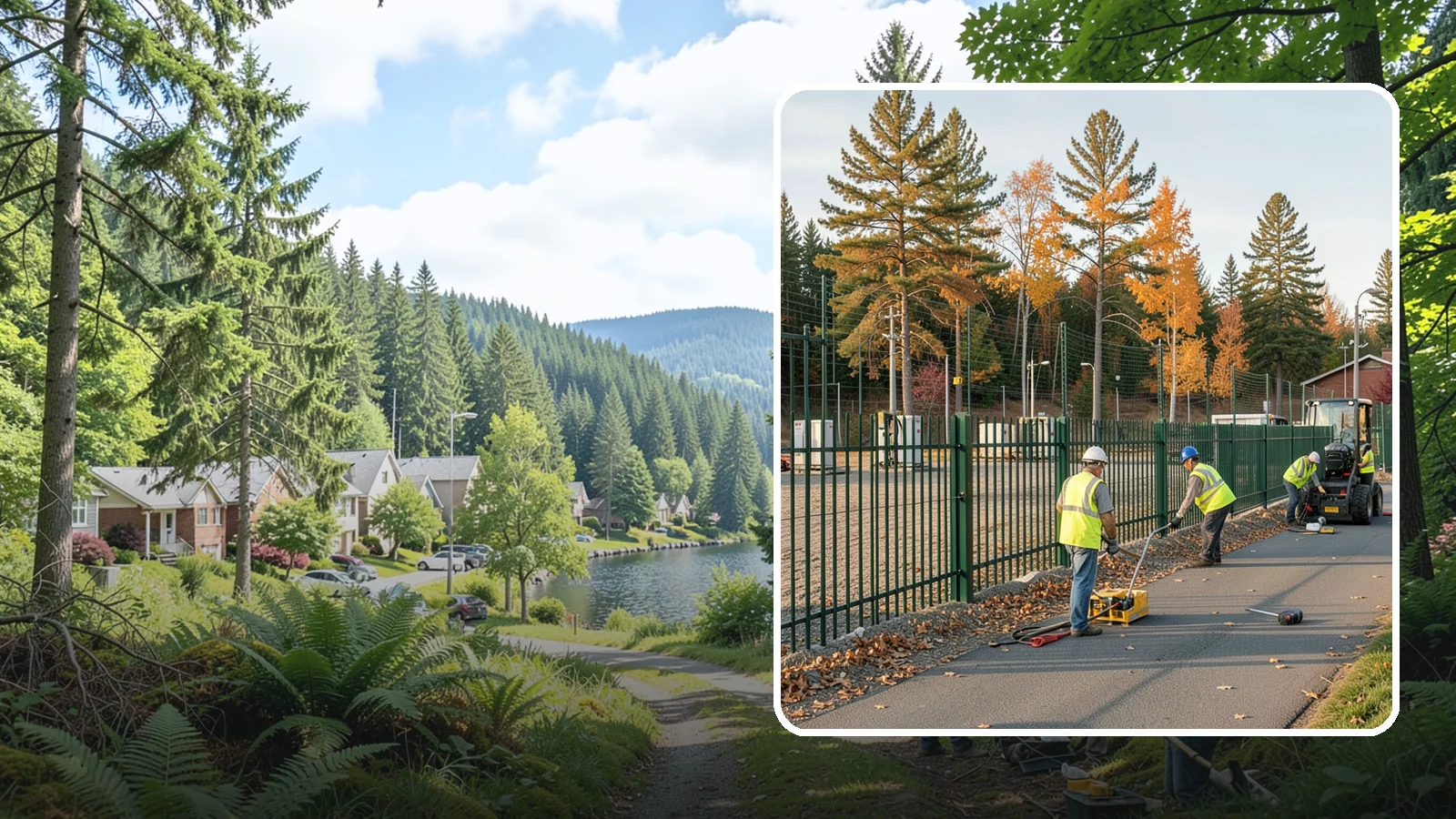 Security Fencing in Lake Forest Park, King County, WA - Install high-security fencing for utility sites, equipment yards, and sensitive public infrastructure.