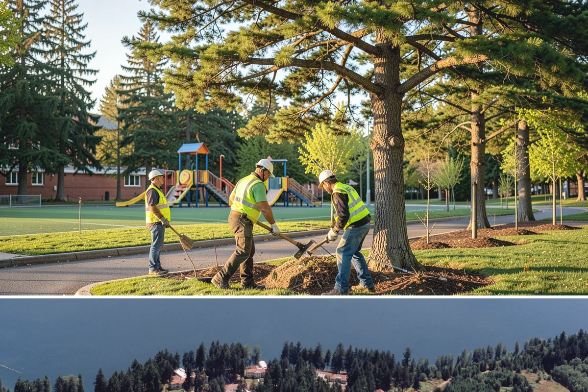 Security Fencing in Lakewood, Pierce County, WA - Security fencing is installed year-round, with project timing coordinated to facility operations and drier ground conditions...