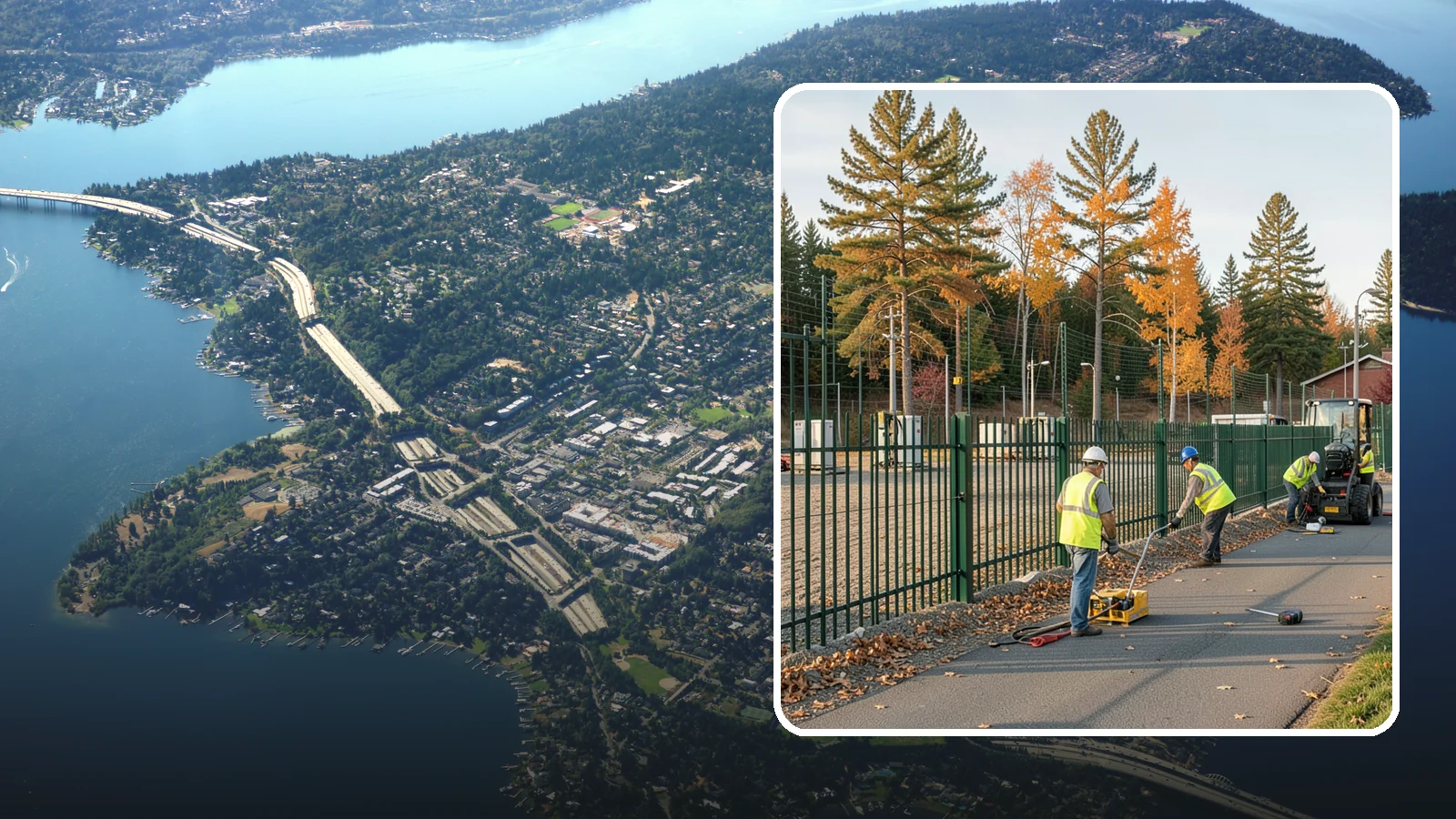 Security Fencing in Mercer Island, King County, WA - Install high-security fencing for utility sites, equipment yards, and sensitive public infrastructure.