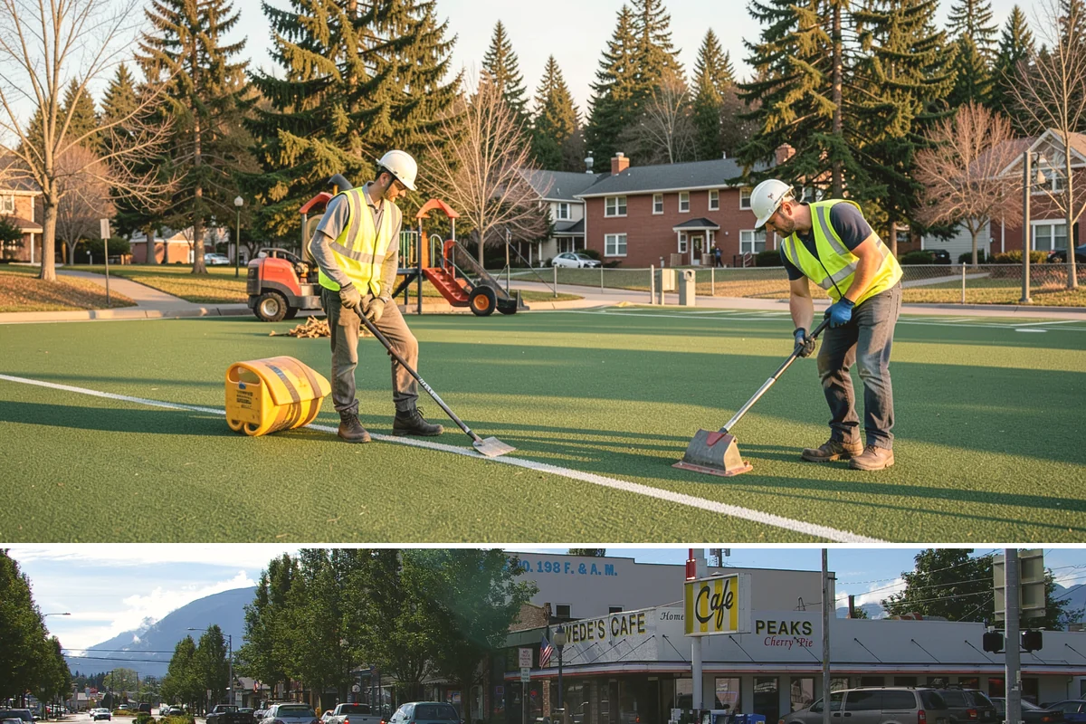 Security Fencing in North Bend, King County, WA - Security fencing is installed year-round, with project timing coordinated to facility operations and drier ground conditions...