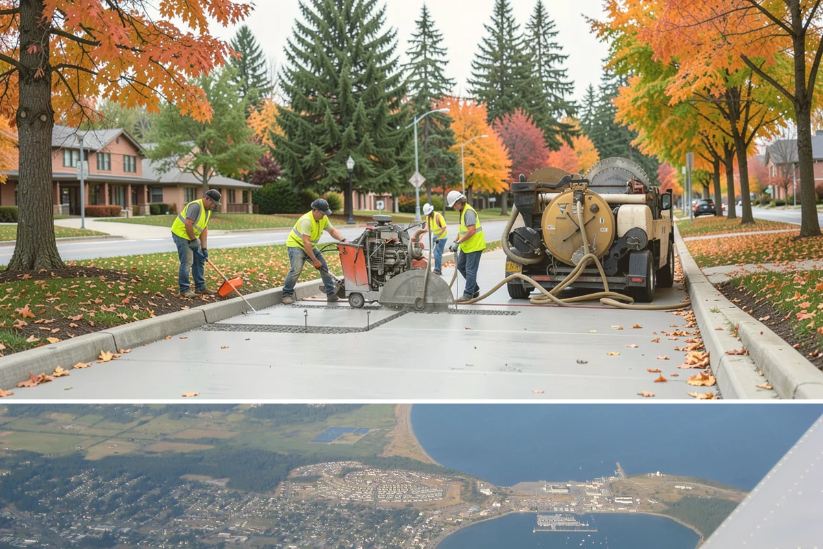 Security Fencing in Oak Harbor, Island County, WA - Security fencing is installed year-round, with project timing coordinated to facility operations and drier ground conditions...