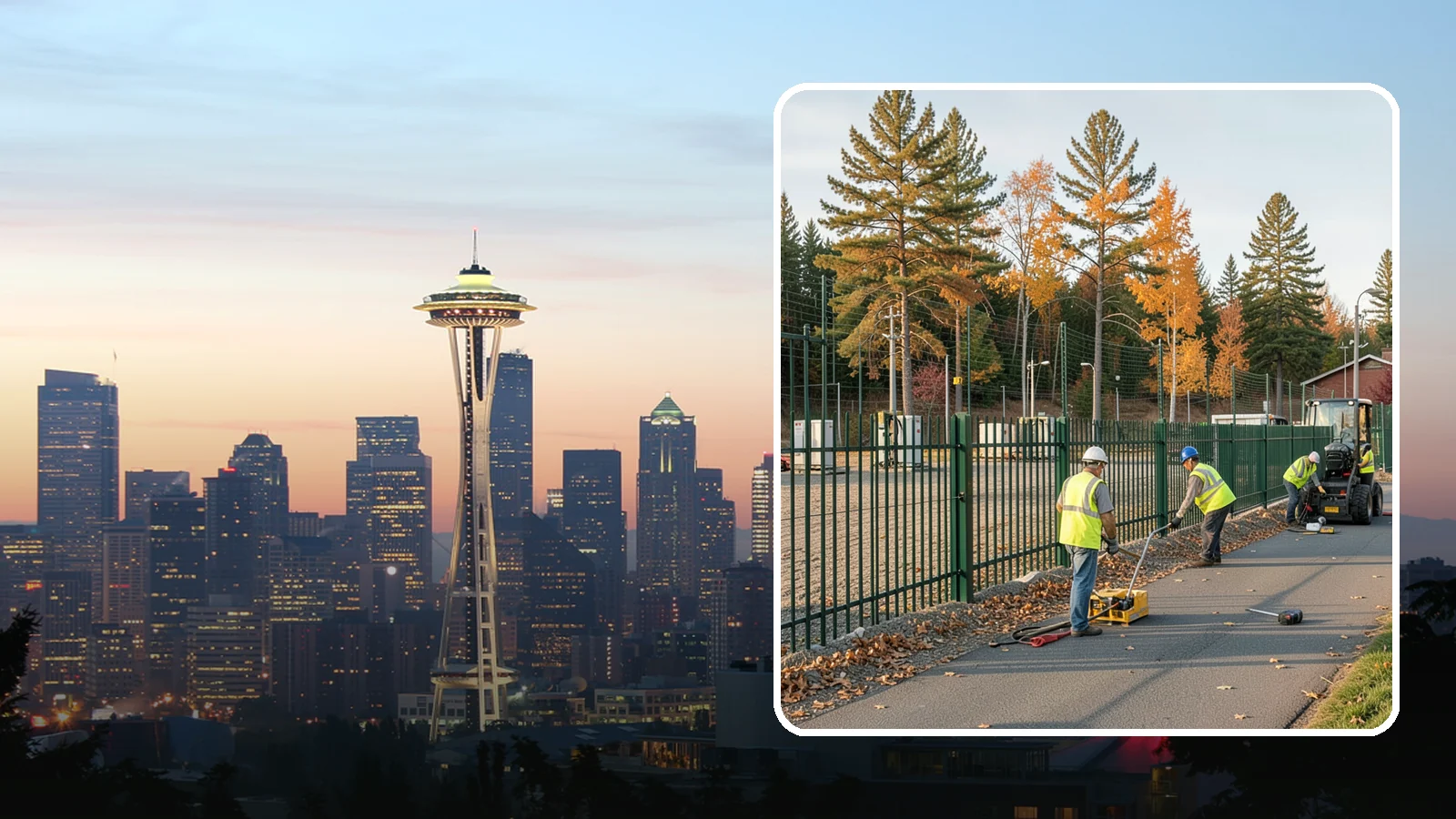 Security Fencing in Seattle, King County, WA - Install high-security fencing for utility sites, equipment yards, and sensitive public infrastructure.