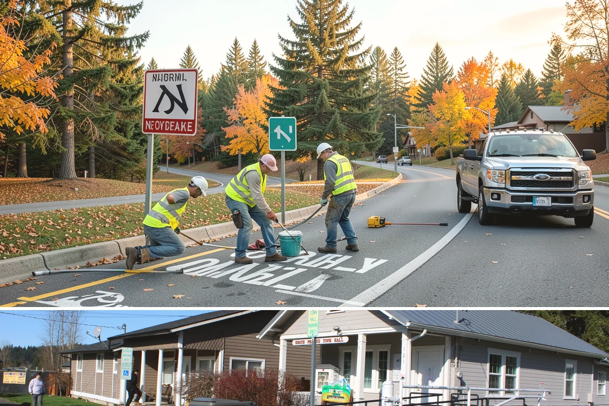 Security Fencing in South Prairie, Pierce County, WA - Security fencing is installed year-round, with project timing coordinated to facility operations and drier ground conditions...