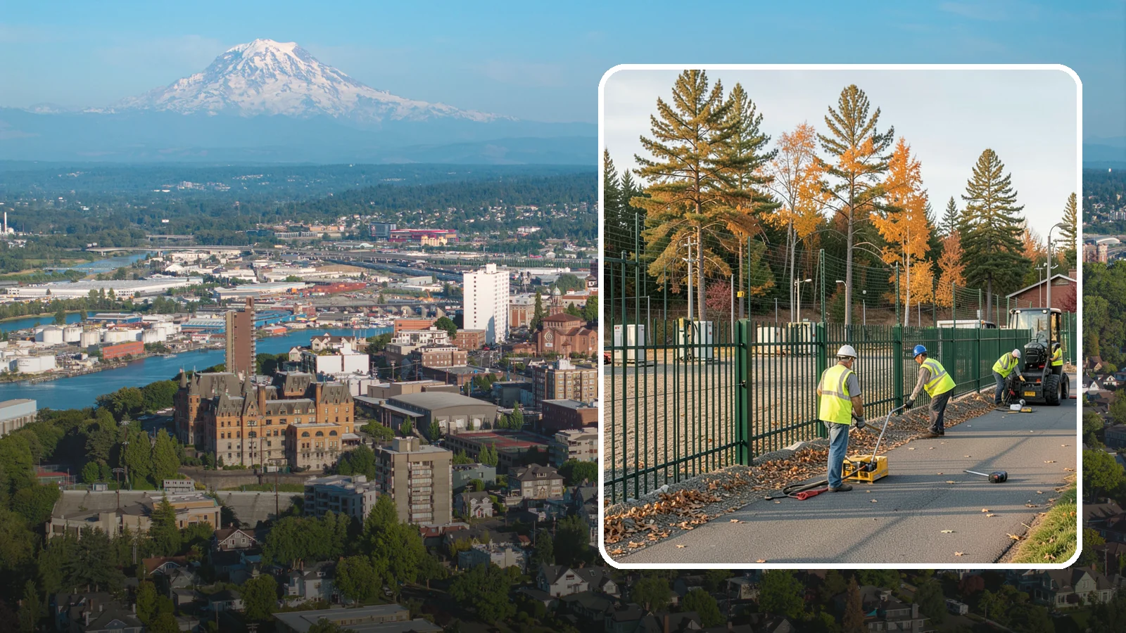 Security Fencing in Tacoma, Pierce County, WA - Install high-security fencing for utility sites, equipment yards, and sensitive public infrastructure.