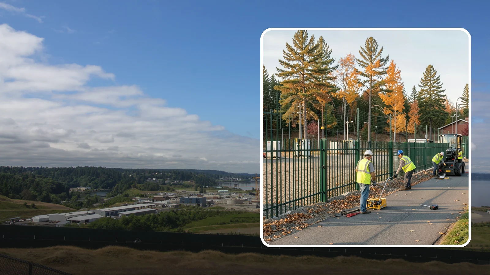 Security Fencing in University Place, Pierce County, WA - Install high-security fencing for utility sites, equipment yards, and sensitive public infrastructure.