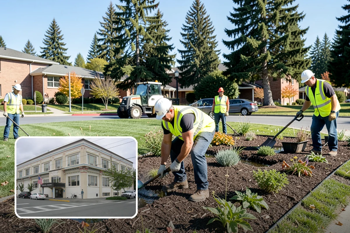 Senior Center Grounds Maintenance in Anacortes, Skagit County, WA - Heightened focus on slip, trip, and fall hazards