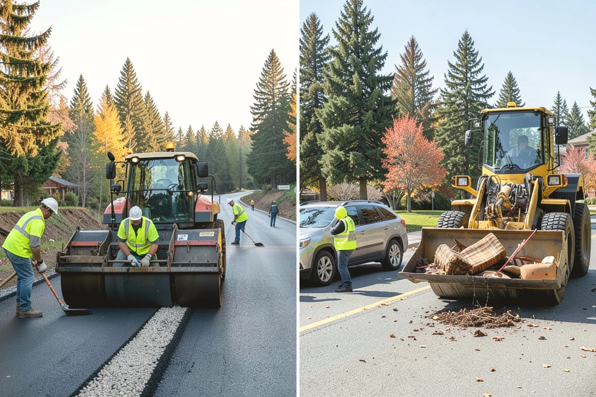 Senior Center Grounds Maintenance in Black Diamond, King County, WA - Assess walkways and entrances for mobility and slip hazards