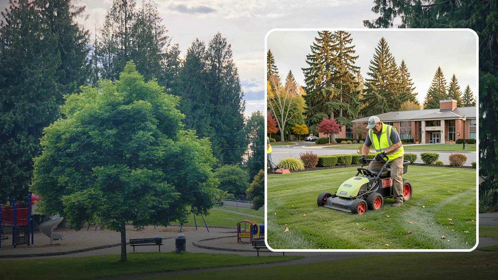 Senior Center Grounds Maintenance in Bonney Lake, Pierce County, WA - Grounds maintenance for senior centers and older-adult facilities across Western Washington communities.