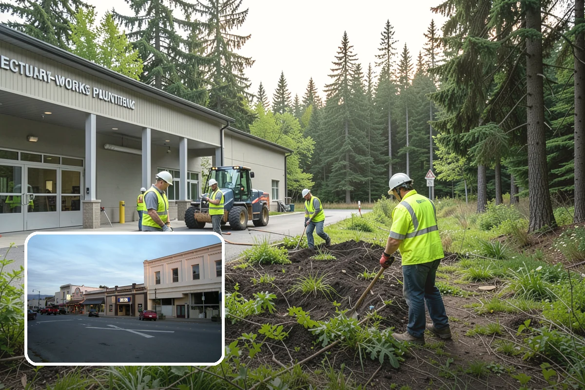 Senior Center Grounds Maintenance in Burlington, Skagit County, WA - Heightened focus on slip, trip, and fall hazards