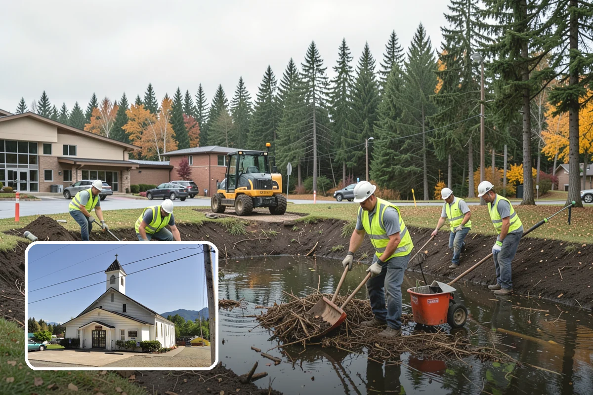Senior Center Grounds Maintenance in Concrete, Skagit County, WA - Heightened focus on slip, trip, and fall hazards