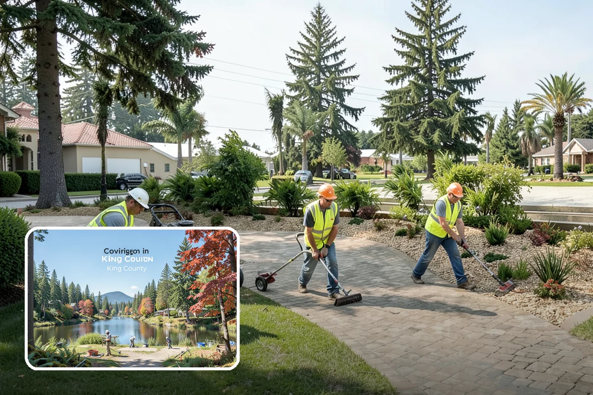 Senior Center Grounds Maintenance in Covington, King County, WA - Heightened focus on slip, trip, and fall hazards