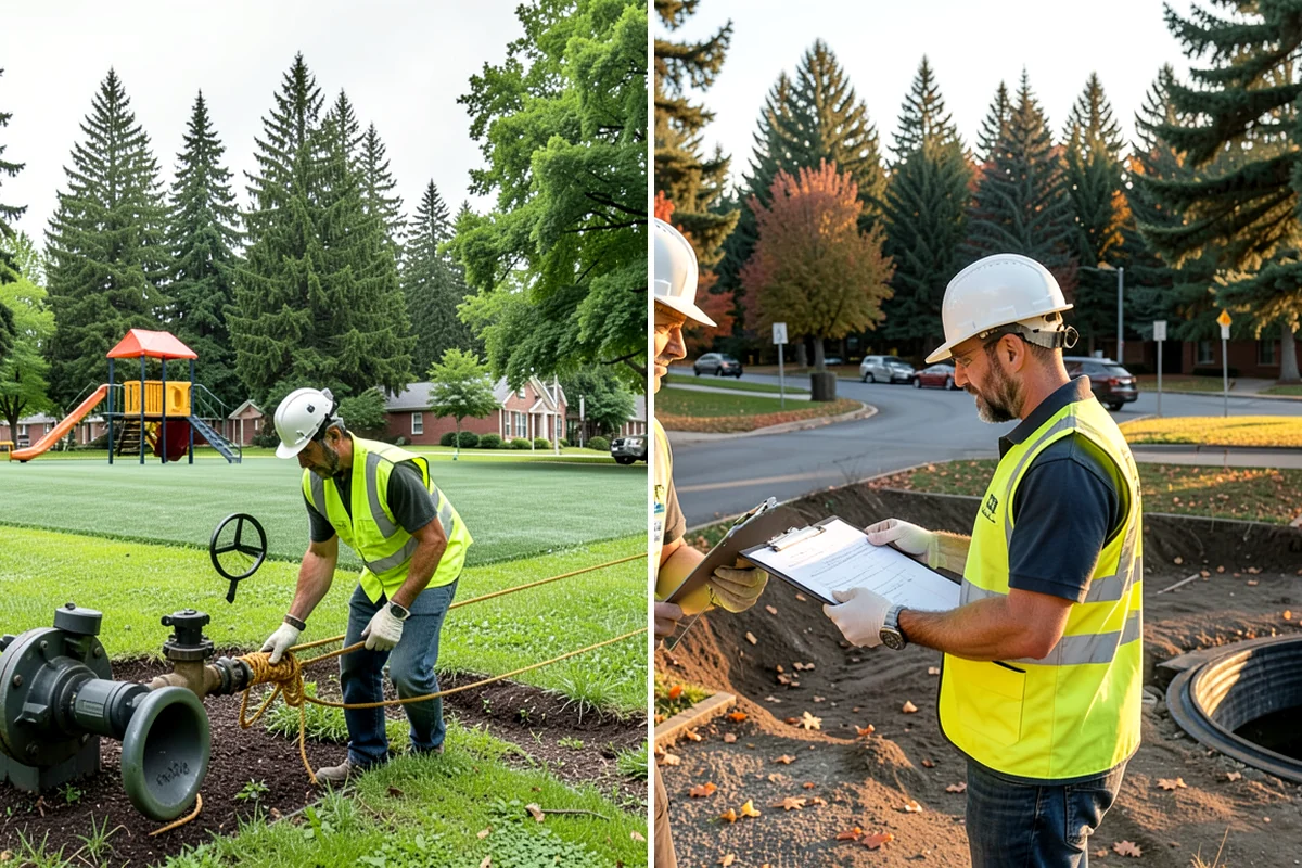 Senior Center Grounds Maintenance in DuPont, Pierce County, WA - Assess walkways and entrances for mobility and slip hazards