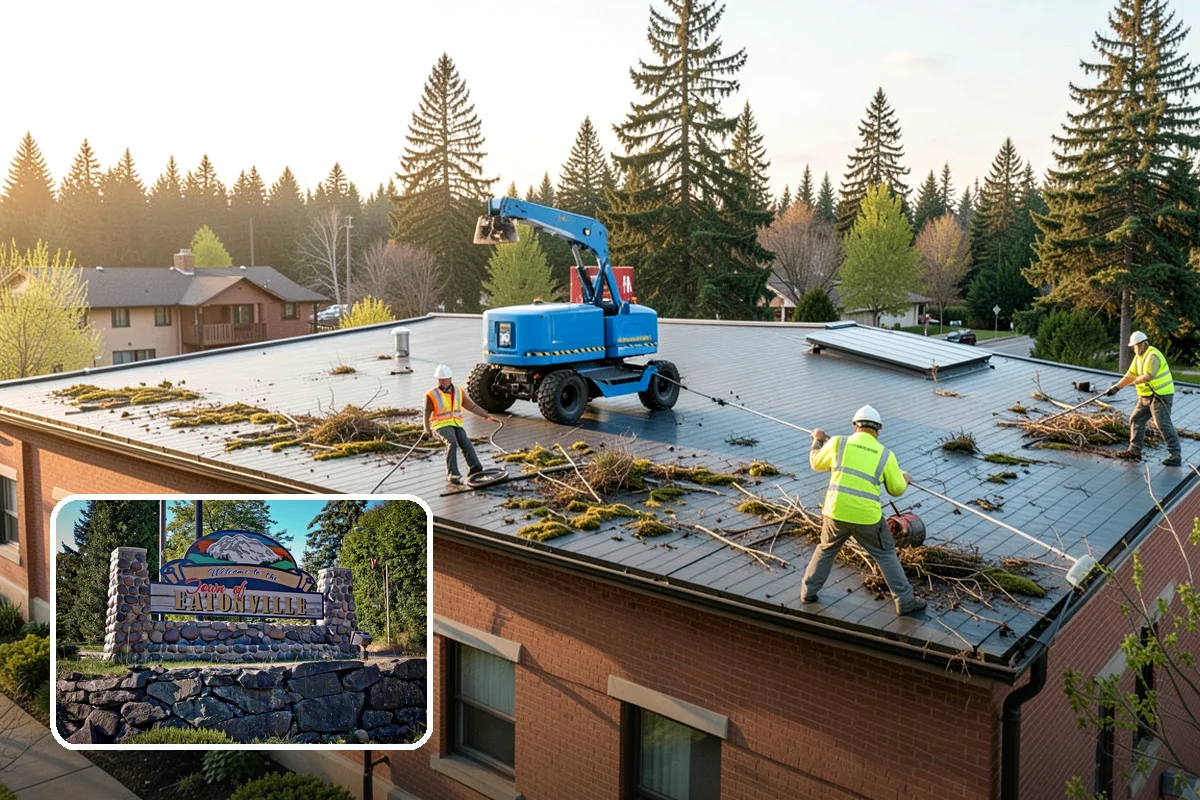 Senior Center Grounds Maintenance in Eatonville, Pierce County, WA - Heightened focus on slip, trip, and fall hazards