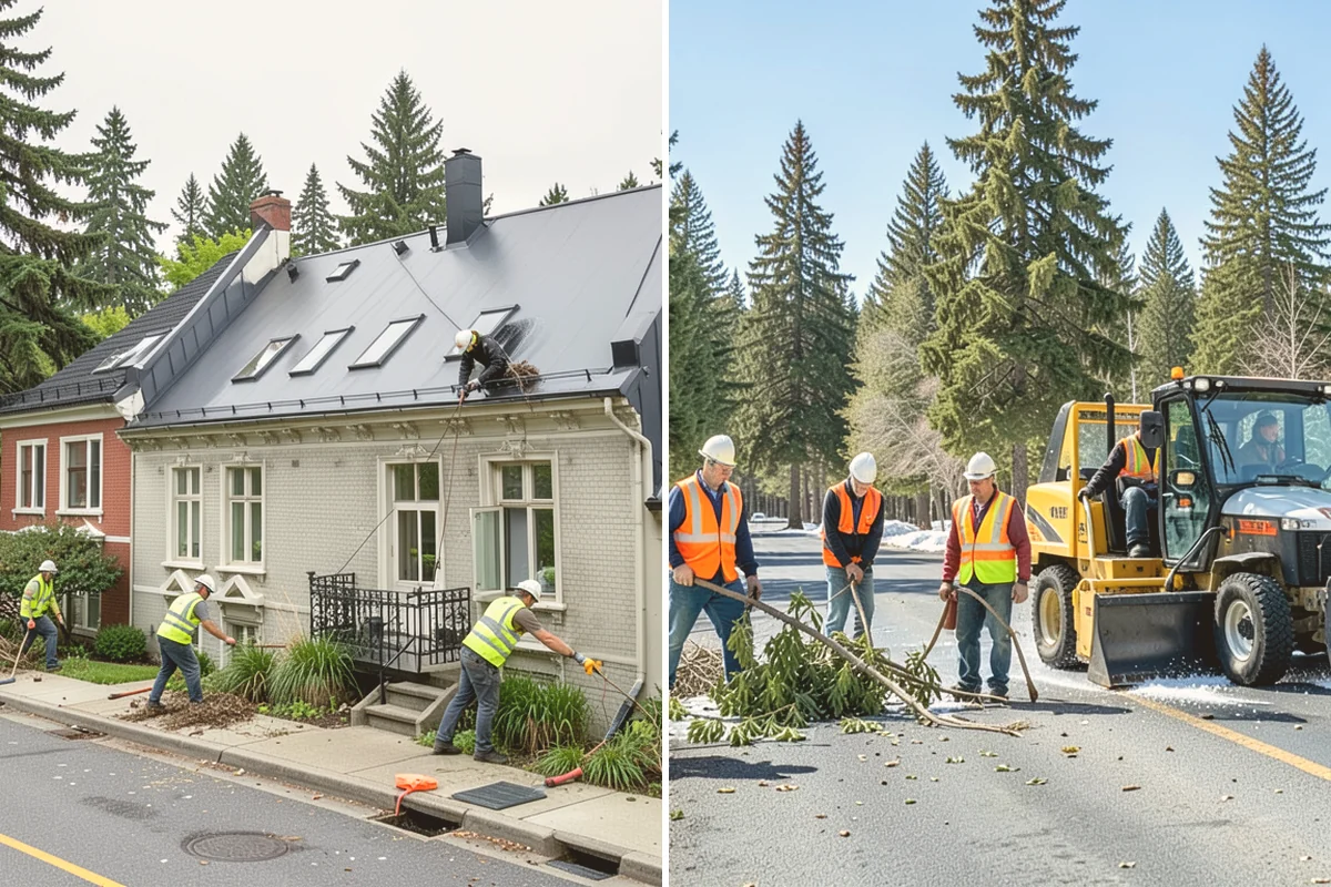 Senior Center Grounds Maintenance in Eatonville, Pierce County, WA - Assess walkways and entrances for mobility and slip hazards