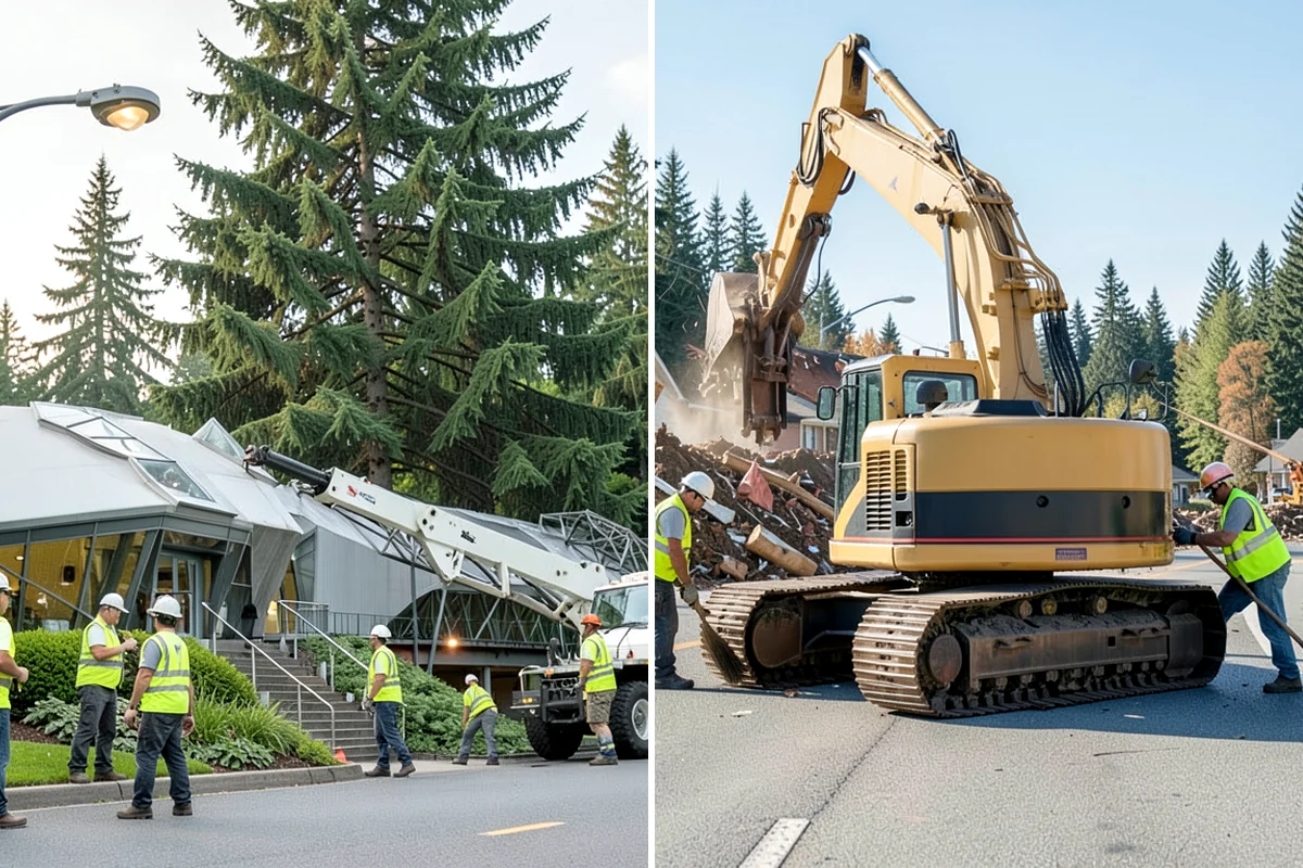 Senior Center Grounds Maintenance in Enumclaw, King County, WA - Assess walkways and entrances for mobility and slip hazards
