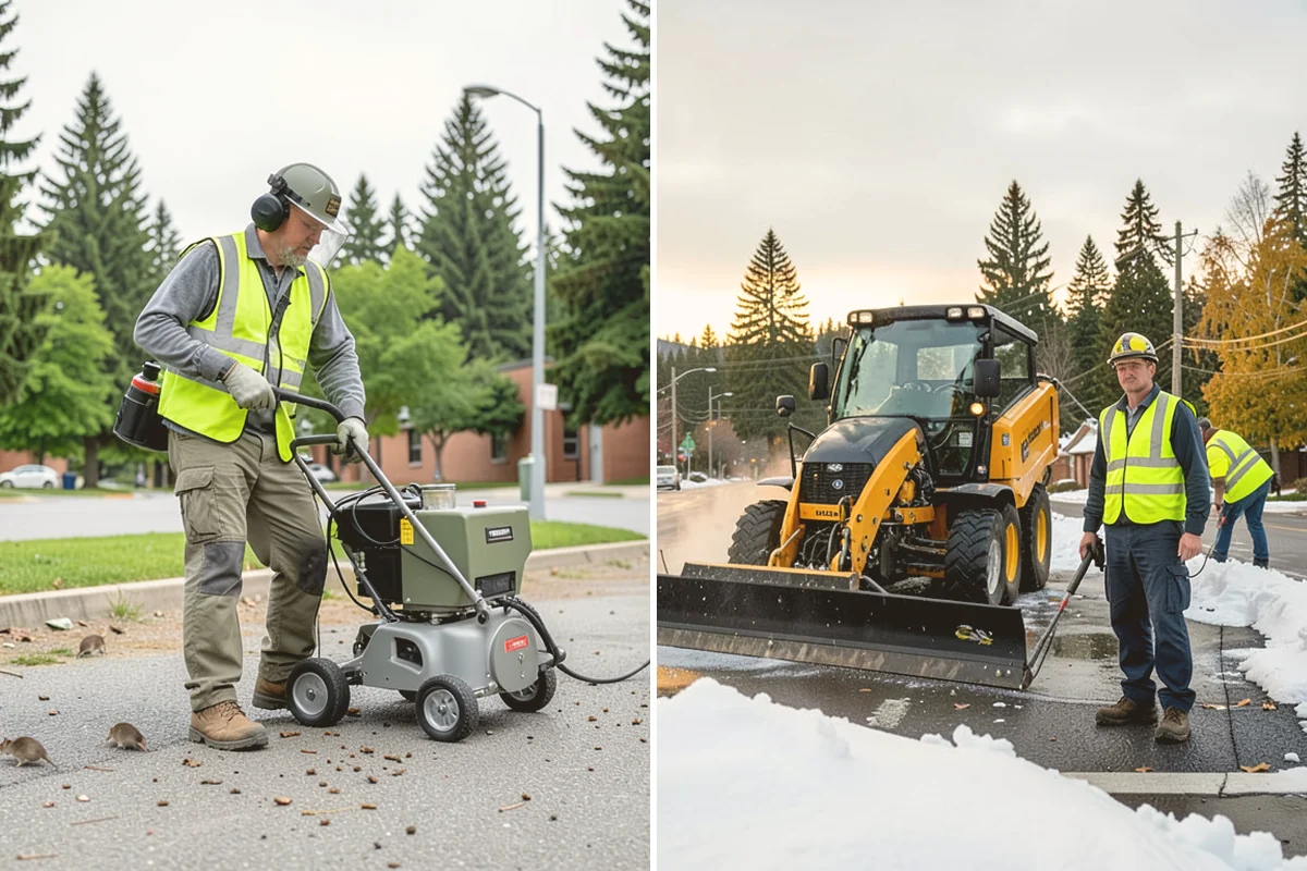 Senior Center Grounds Maintenance in Fife, Pierce County, WA - Assess walkways and entrances for mobility and slip hazards