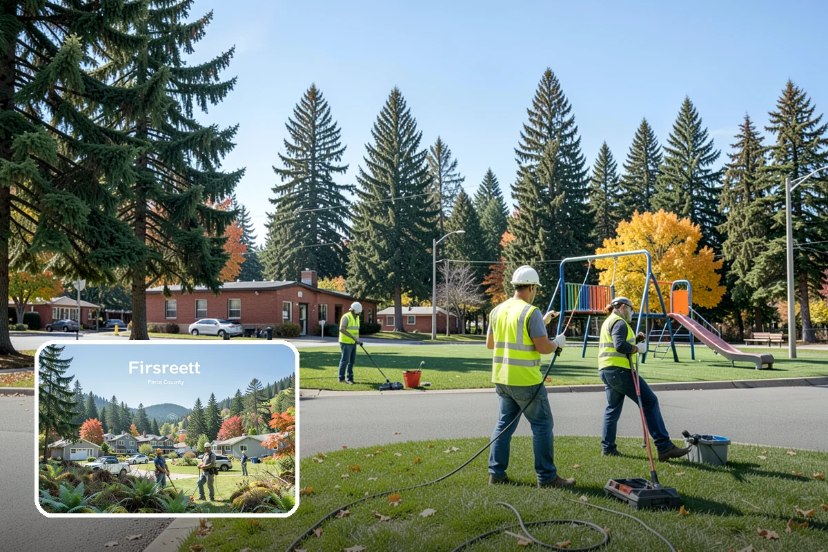 Senior Center Grounds Maintenance in Fircrest, Pierce County, WA - Heightened focus on slip, trip, and fall hazards