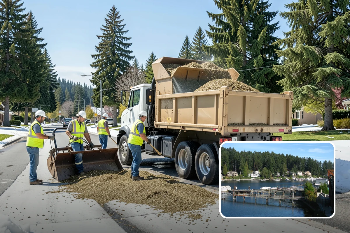 Senior Center Grounds Maintenance in Gig Harbor, Pierce County, WA - Heightened focus on slip, trip, and fall hazards