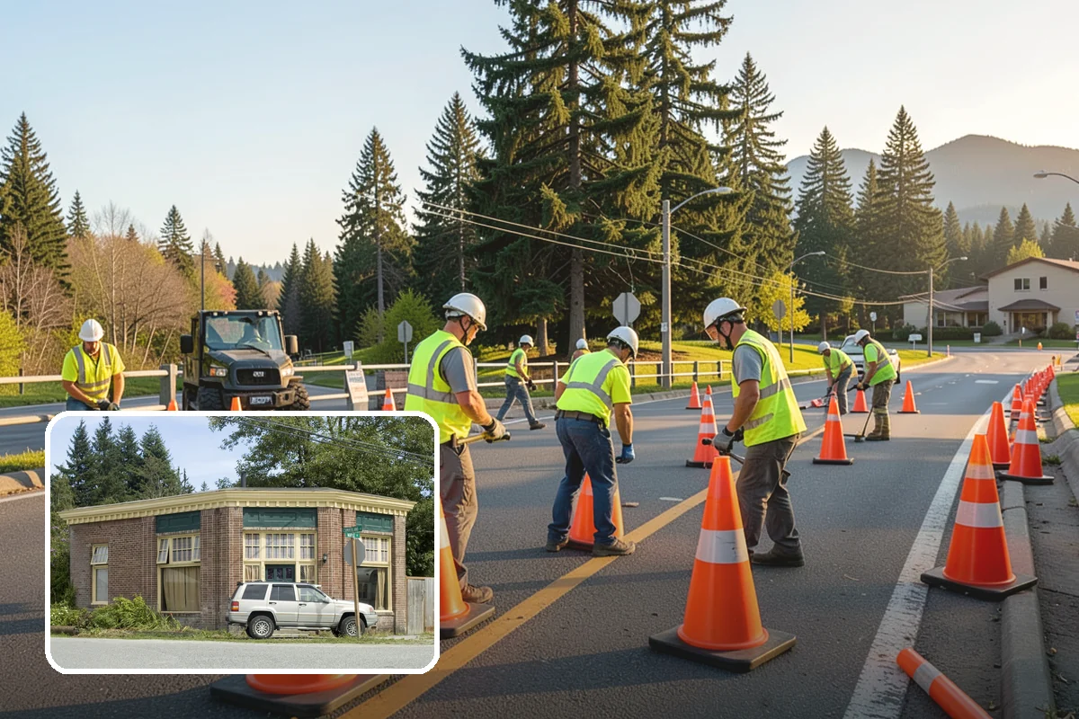 Senior Center Grounds Maintenance in Hamilton, Skagit County, WA - Heightened focus on slip, trip, and fall hazards