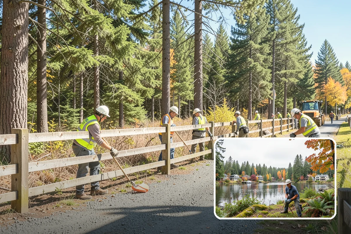 Senior Center Grounds Maintenance in La Conner, Skagit County, WA - Heightened focus on slip, trip, and fall hazards