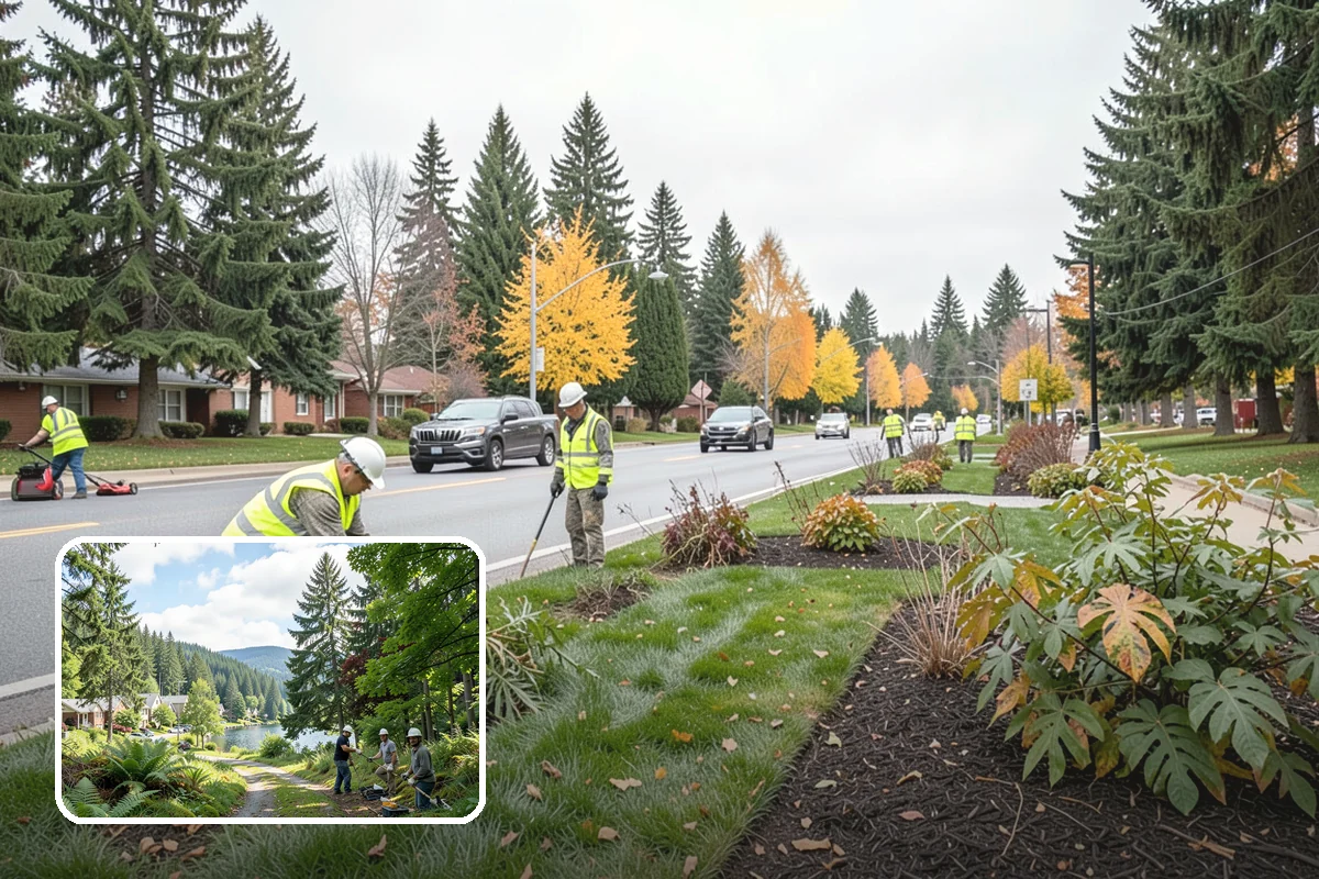Senior Center Grounds Maintenance in Lake Forest Park, King County, WA - Heightened focus on slip, trip, and fall hazards