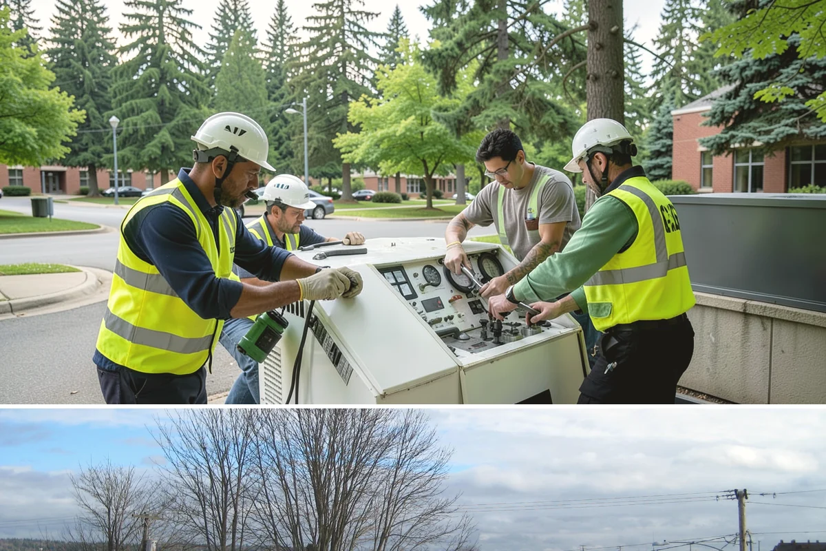 Senior Center Grounds Maintenance in Langley, Island County, WA - Moss and leaf removal on walkways is most critical through the wet months from October to March.